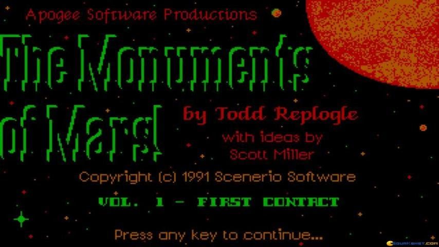 Monuments of Mars PC MSDOS