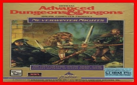 Neverwinter Nights (1991 video game) PC MSDOS