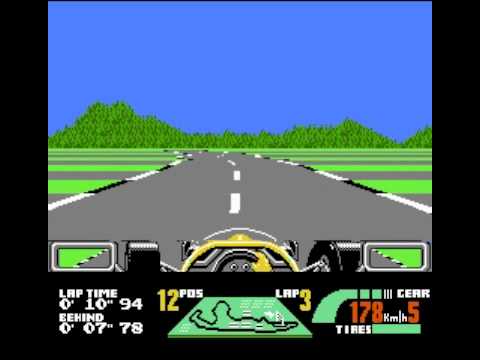 Nigel Mansell's World Championship Racing NINTENDO NES