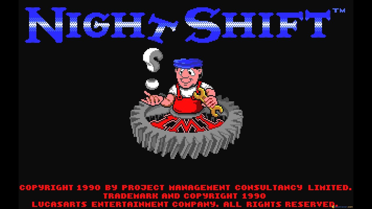 Night Shift (video game) PC MSDOS