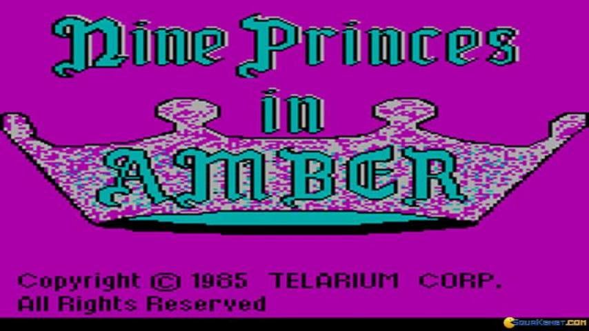 Nine Princes in Amber (video game) PC MSDOS