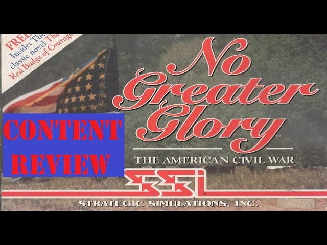 No Greater Glory: The American Civil War PC MSDOS