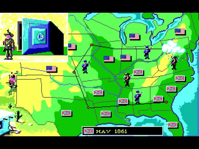 North & South (video game) PC MSDOS