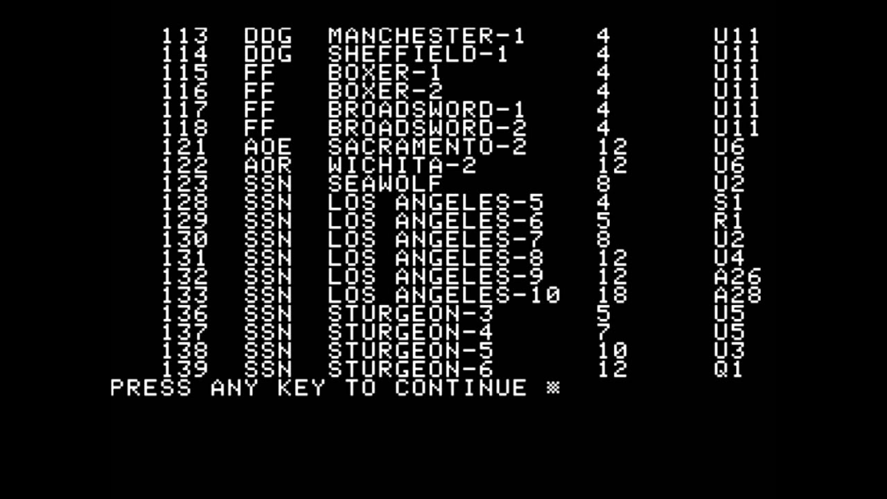 Northern Fleet (video game) PC MSDOS