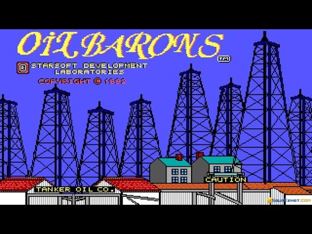 Oil Barons PC MSDOS