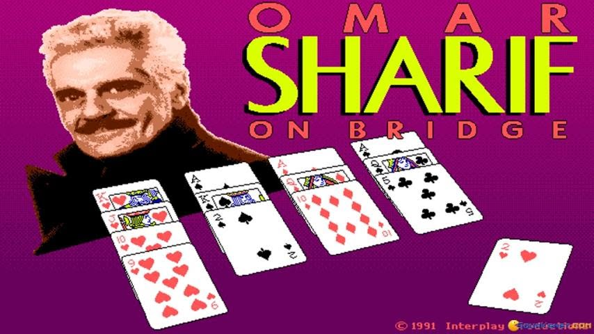 Omar Sharif on Bridge PC MSDOS