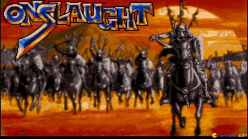 Onslaught (1989 video game) PC MSDOS