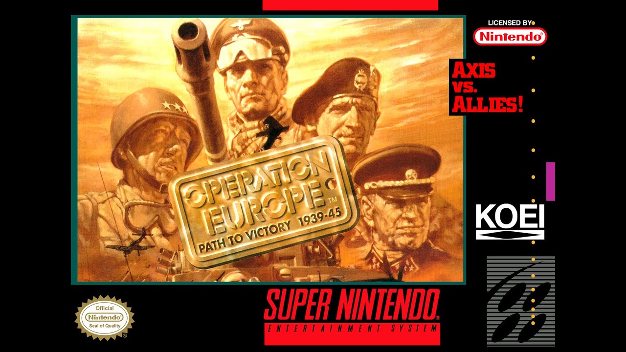 Operation Europe: Path to Victory PC MSDOS