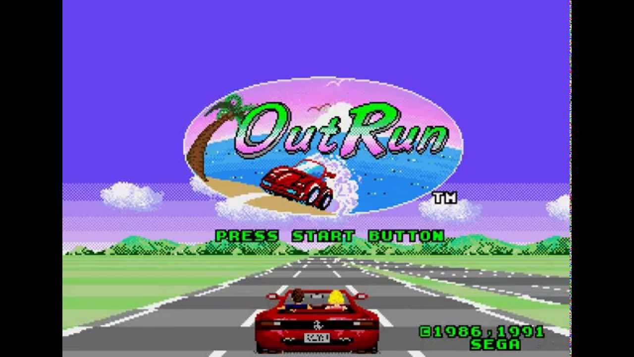 Out Run MEGADRIVE
