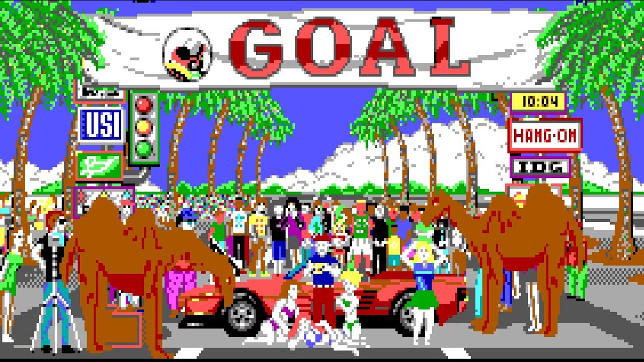 Out Run PC MSDOS