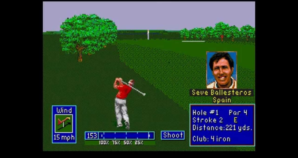 PGA European Tour MEGADRIVE