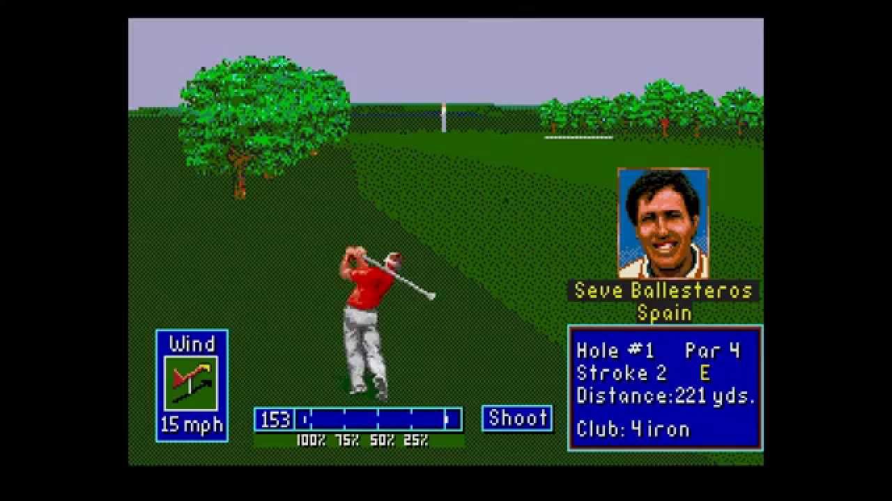 PGA European Tour MEGADRIVE