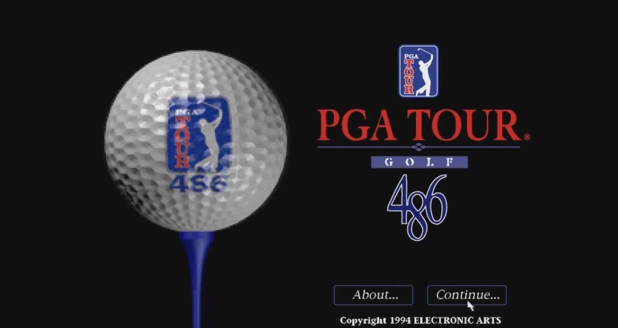 PGA Tour Golf 486 PC MSDOS