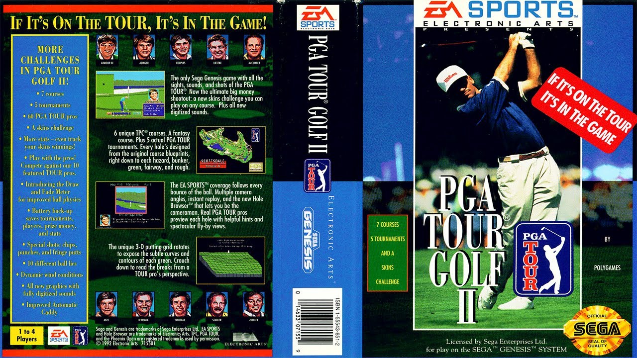 PGA Tour Golf II MEGADRIVE