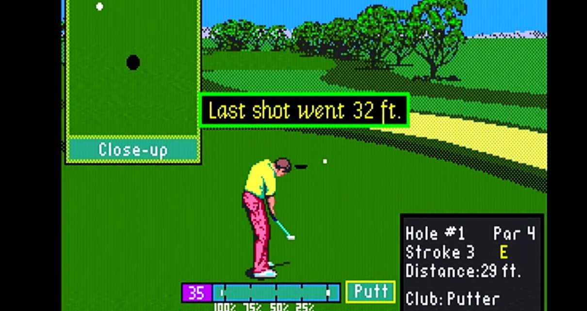 PGA Tour Golf MEGADRIVE