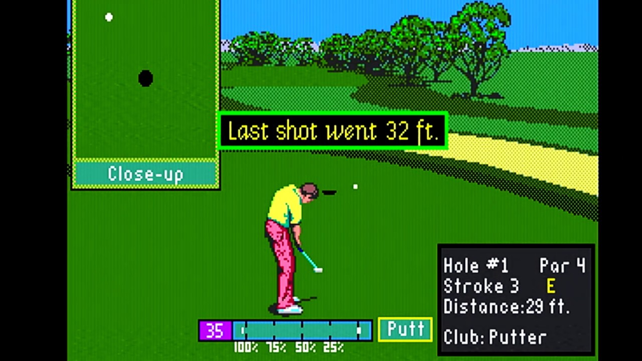 PGA Tour Golf MEGADRIVE