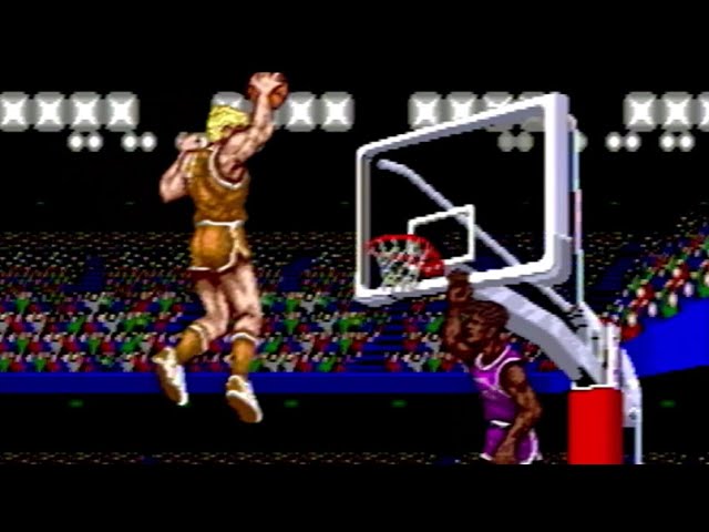 "Pat Riley Basketball MEGADRIVE