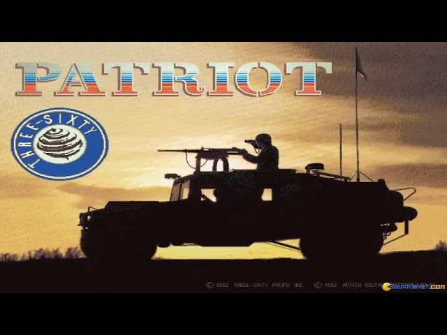 Patriot (video game) PC MSDOS