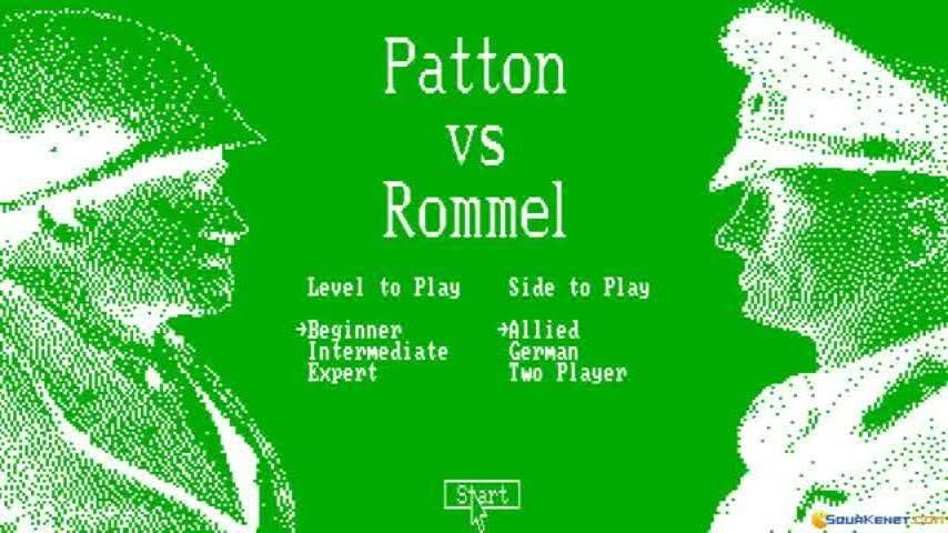 Patton Versus Rommel PC MSDOS