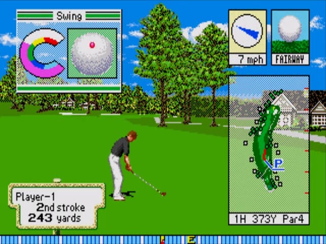 Pebble Beach Golf Links MEGADRIVE