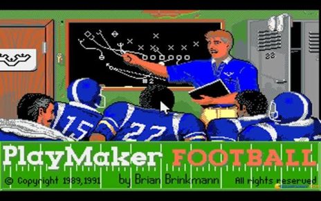 PlayMaker Football PC MSDOS