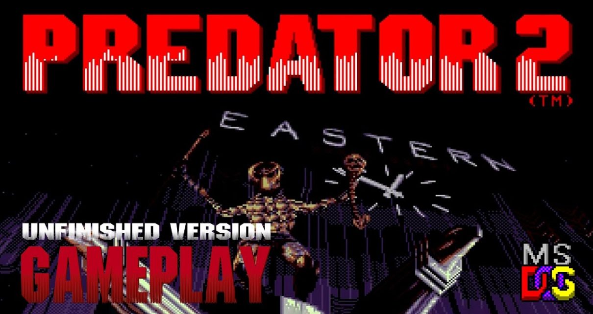 Predator 2 (1990 video game) PC MSDOS