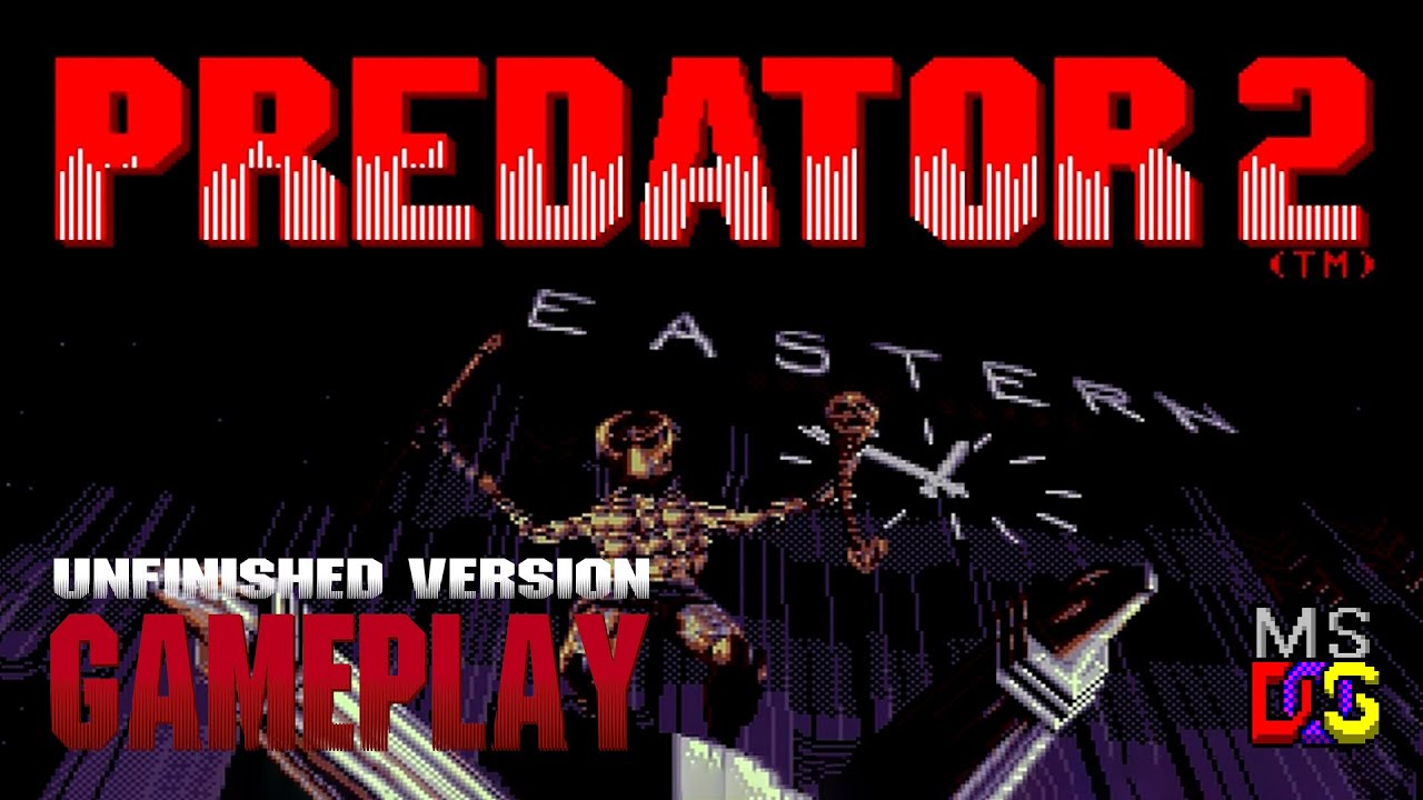 Predator 2 (1990 video game) PC MSDOS