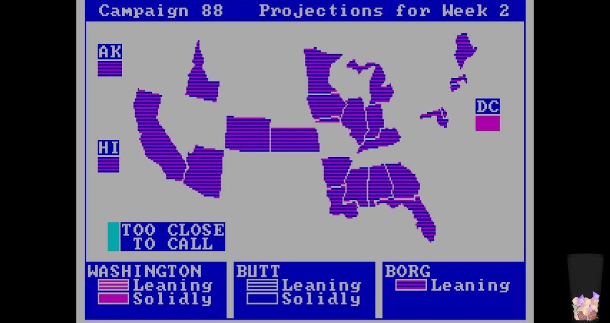 President Elect: 1988 Edition PC MSDOS