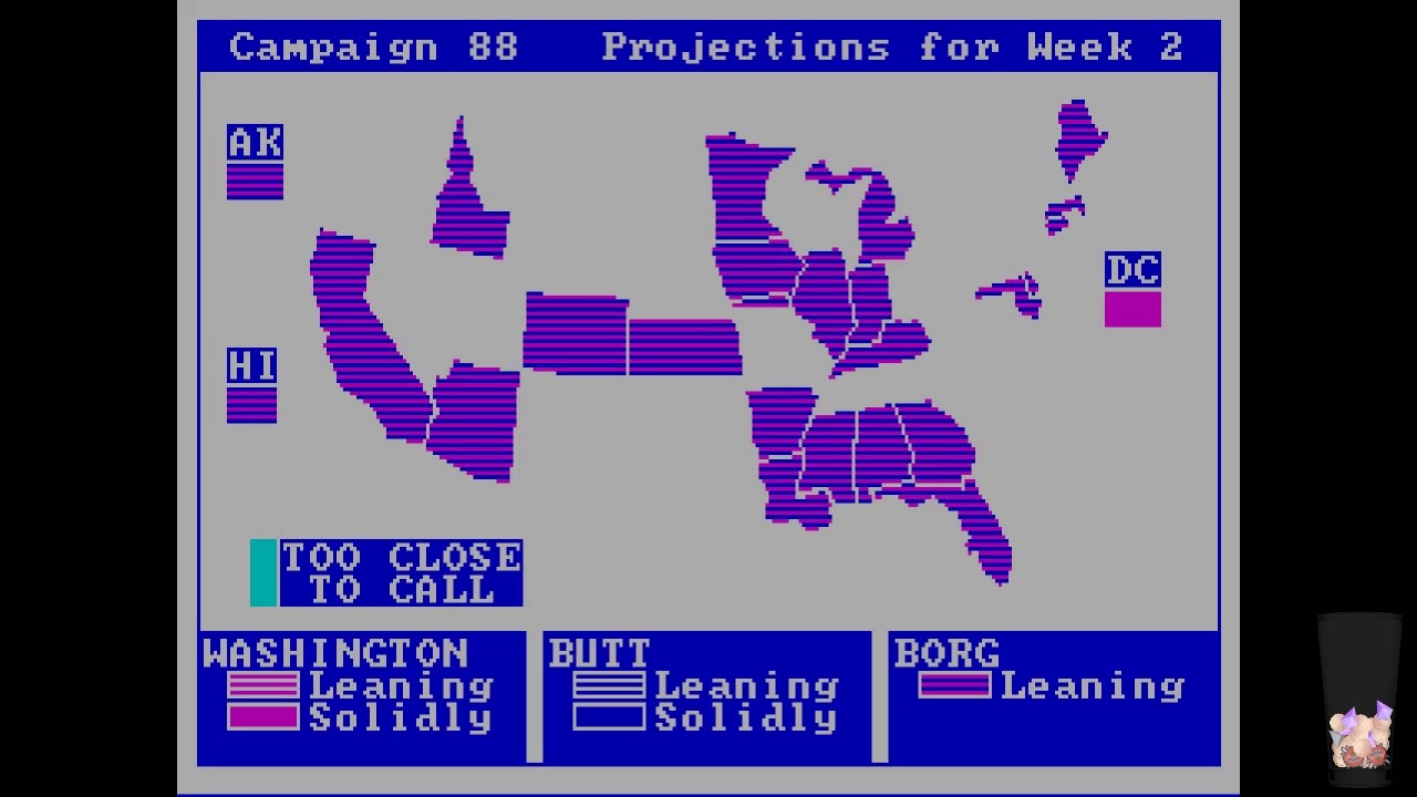 President Elect: 1988 Edition PC MSDOS
