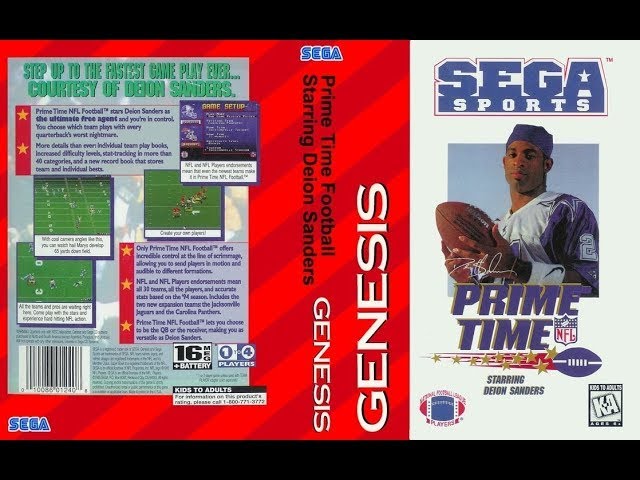 Prime Time Football '96 MEGADRIVE