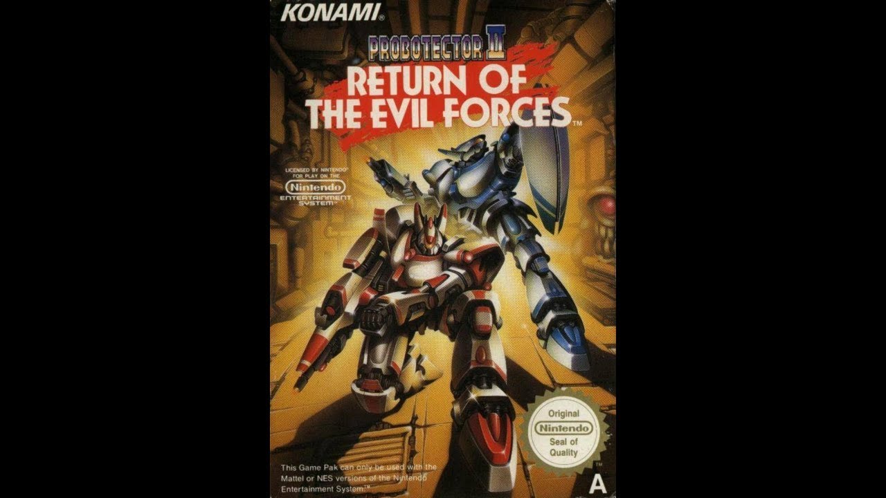 Probotector II: Return of The Evil ForcesPAL" NINTENDO NES