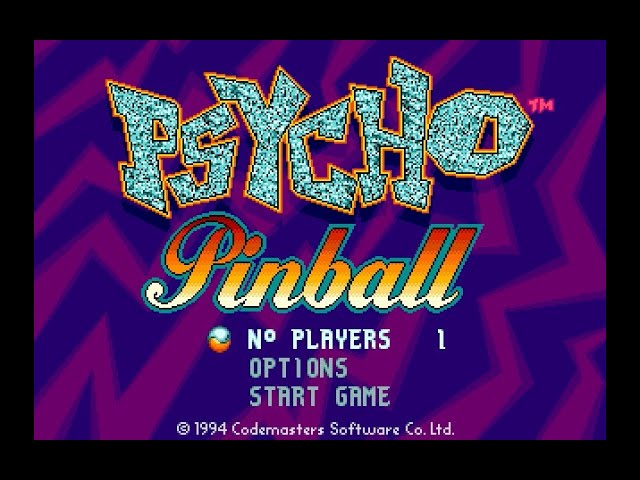 Psycho Pinball MEGADRIVE