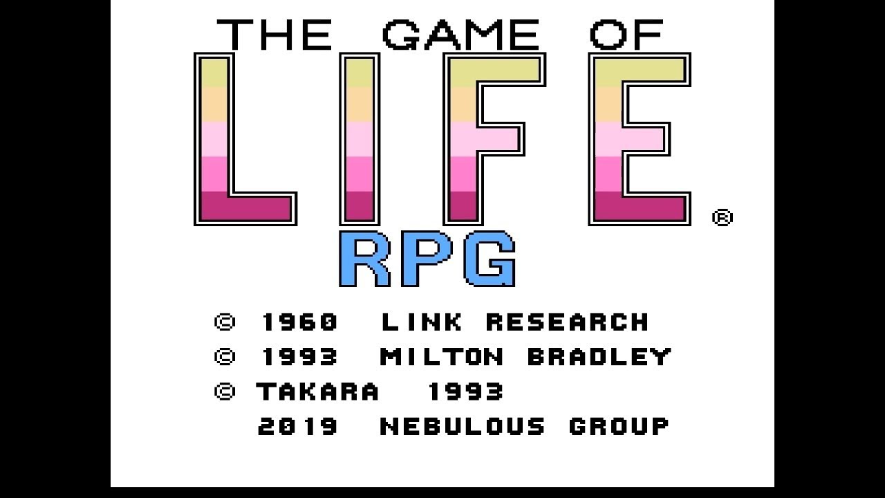 RPG Jinsei Game NINTENDO NES