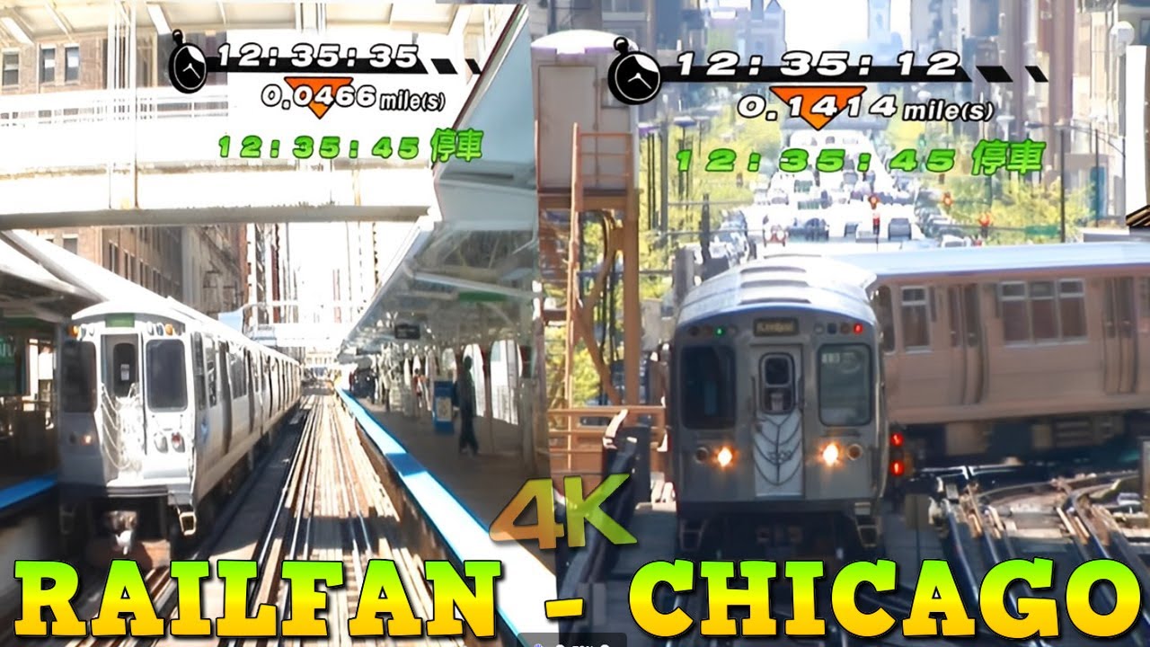 Railfan: Chicago Transit Authority Brown Line PS3 PLAY STATION 3
