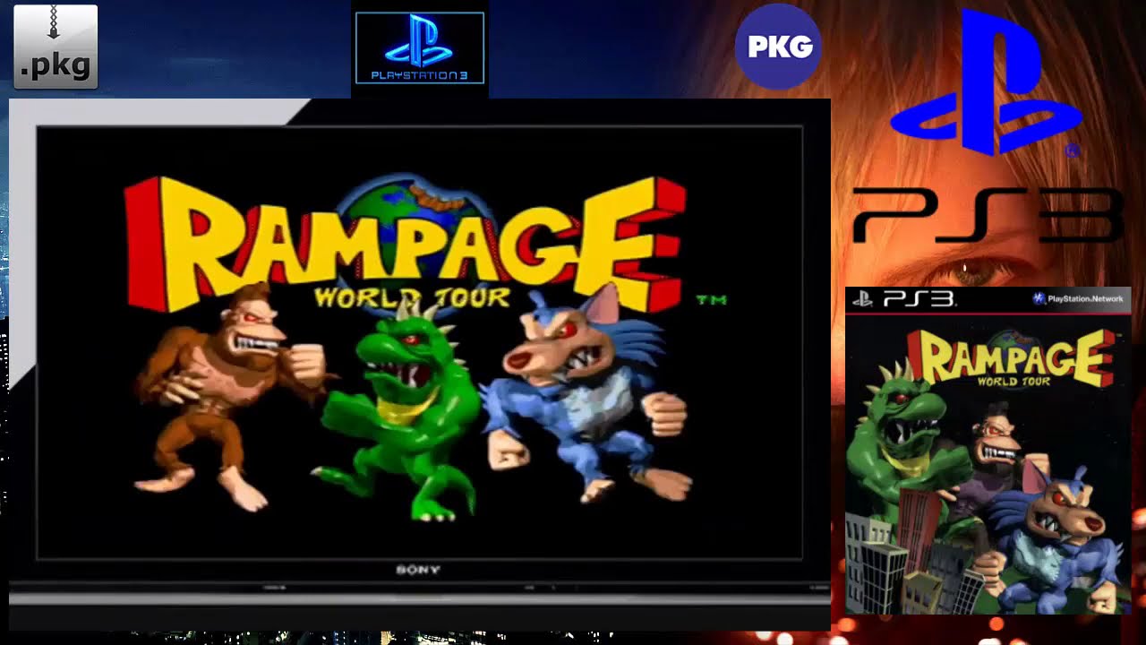 Rampage World Tour PS3 PLAY STATION 3
