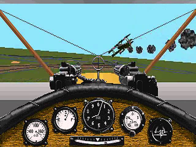 Red Baron (1990 video game) PC MSDOS