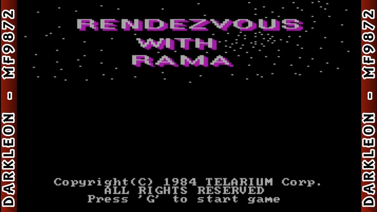 Rendezvous with Rama (video game) PC MSDOS