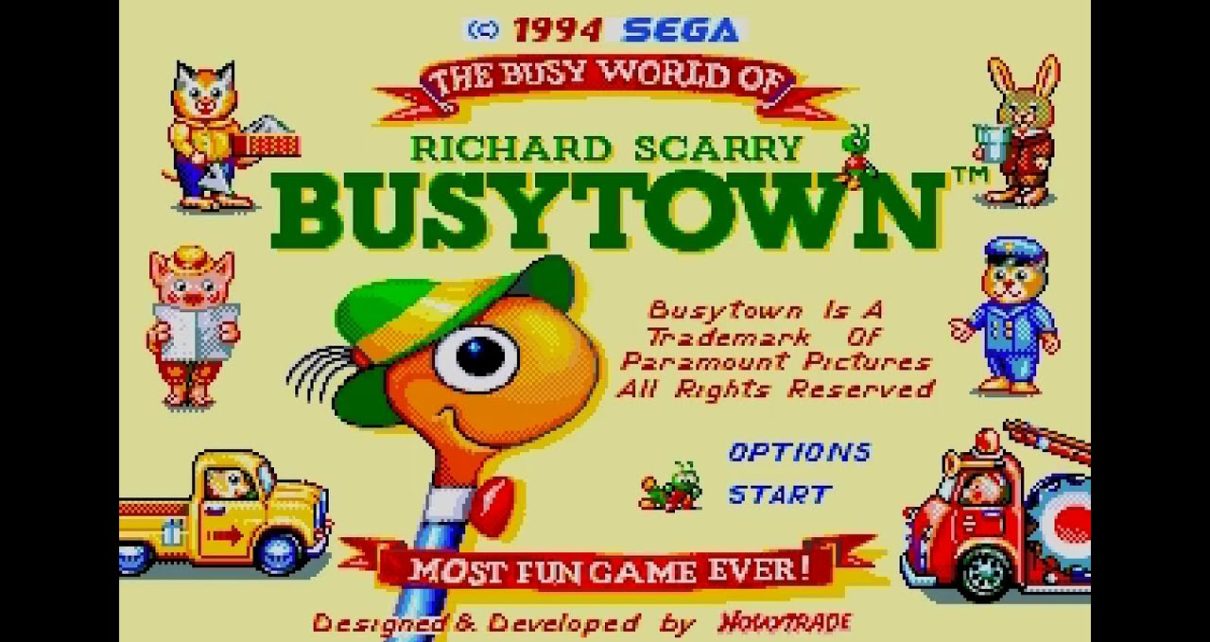 Richard Scarry's Busytown MEGADRIVE