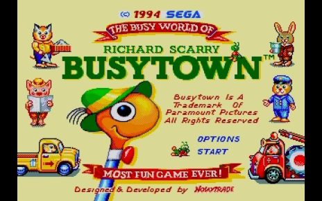 Richard Scarry's Busytown MEGADRIVE