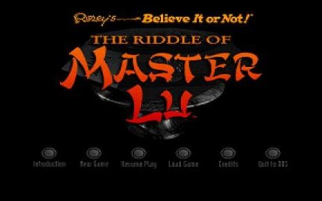 Ripley's Believe It or Not!: The Riddle of Master Lu PC MSDOS