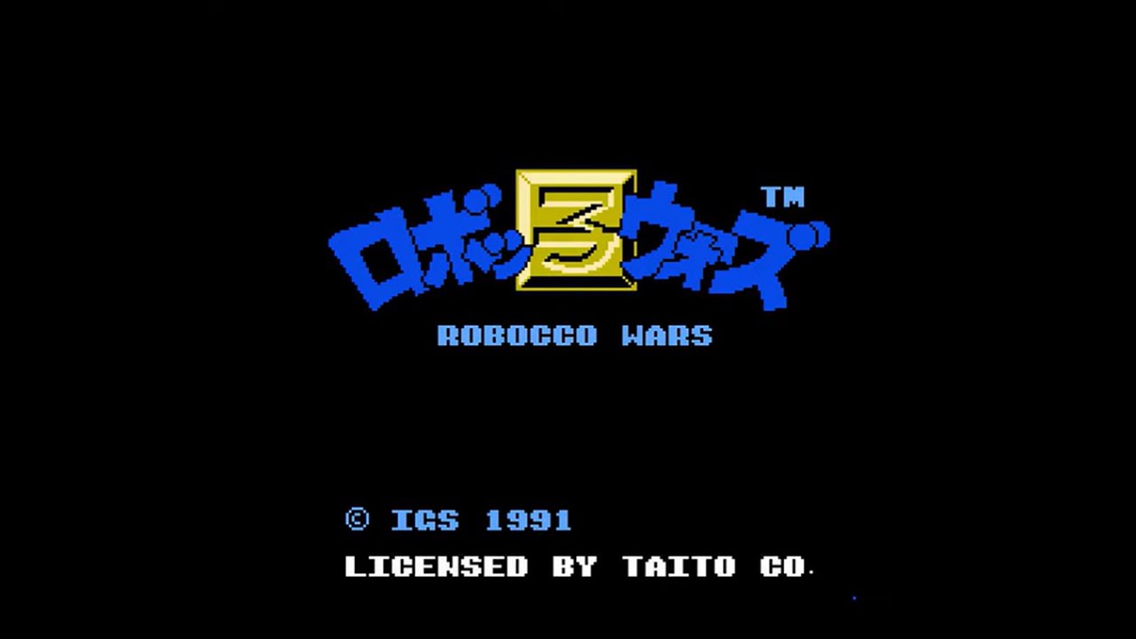 Robocco Wars NINTENDO NES