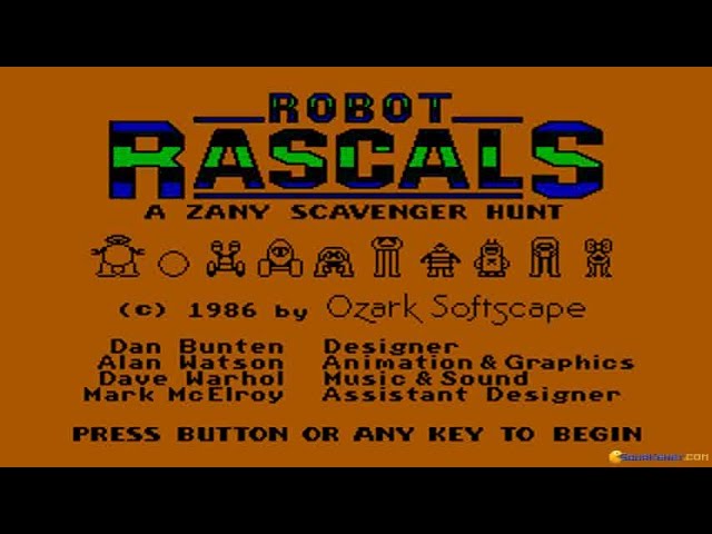 Robot Rascals PC MSDOS