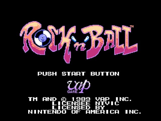 "Rock 'n' Ball NINTENDO NES