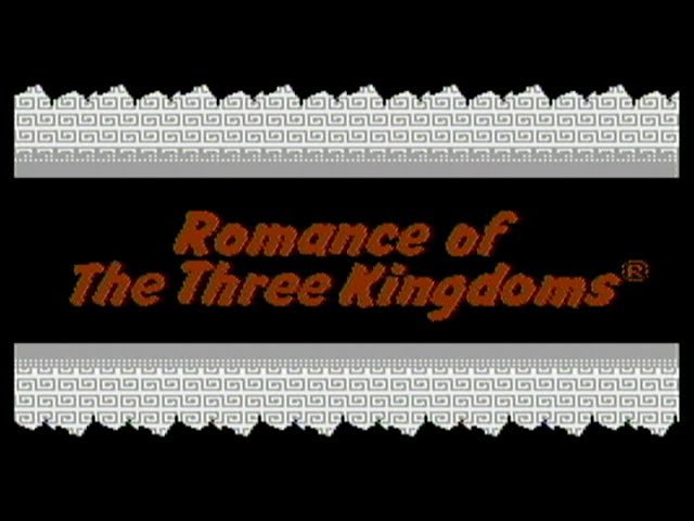 "Romance of the Three Kingdoms NINTENDO NES