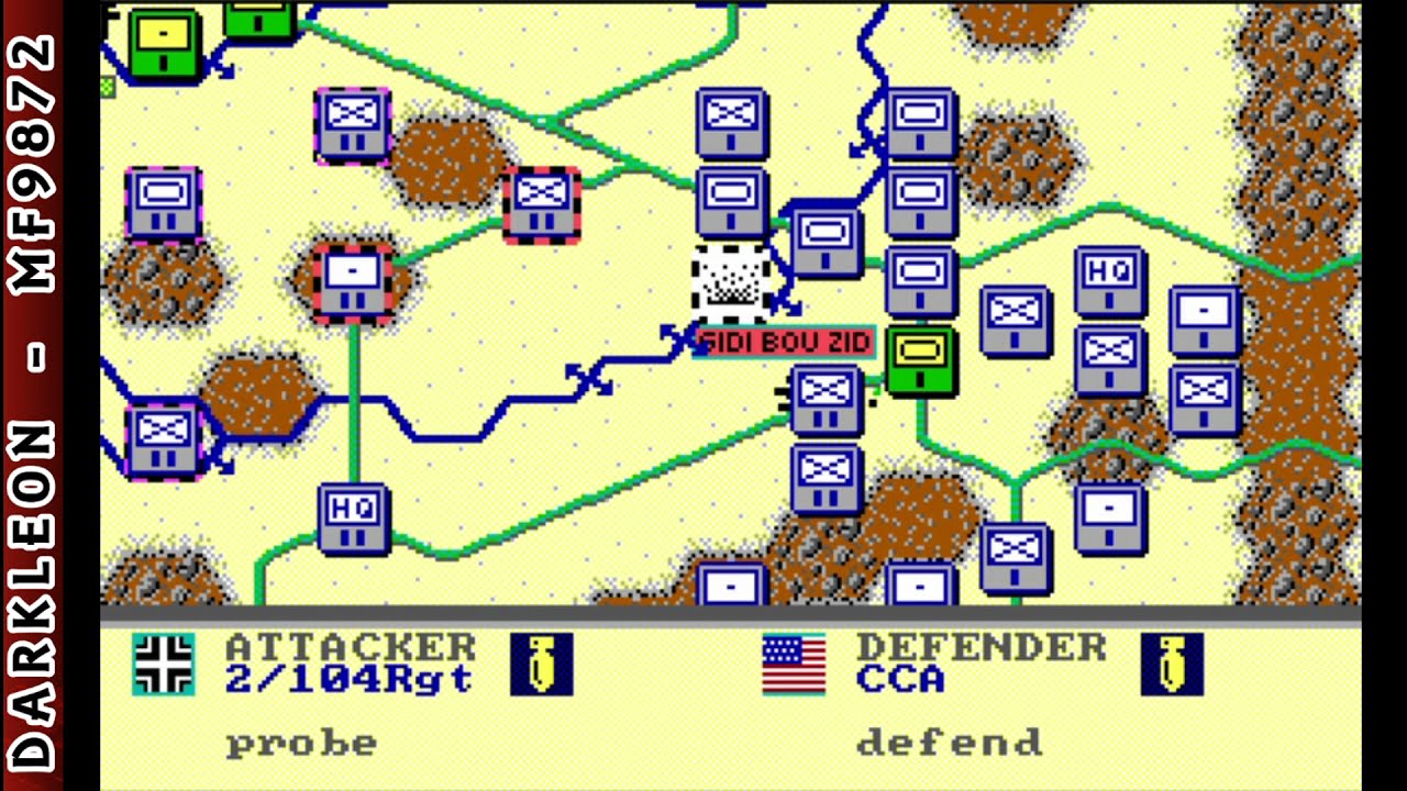 Rommel: Battles for North Africa PC MSDOS