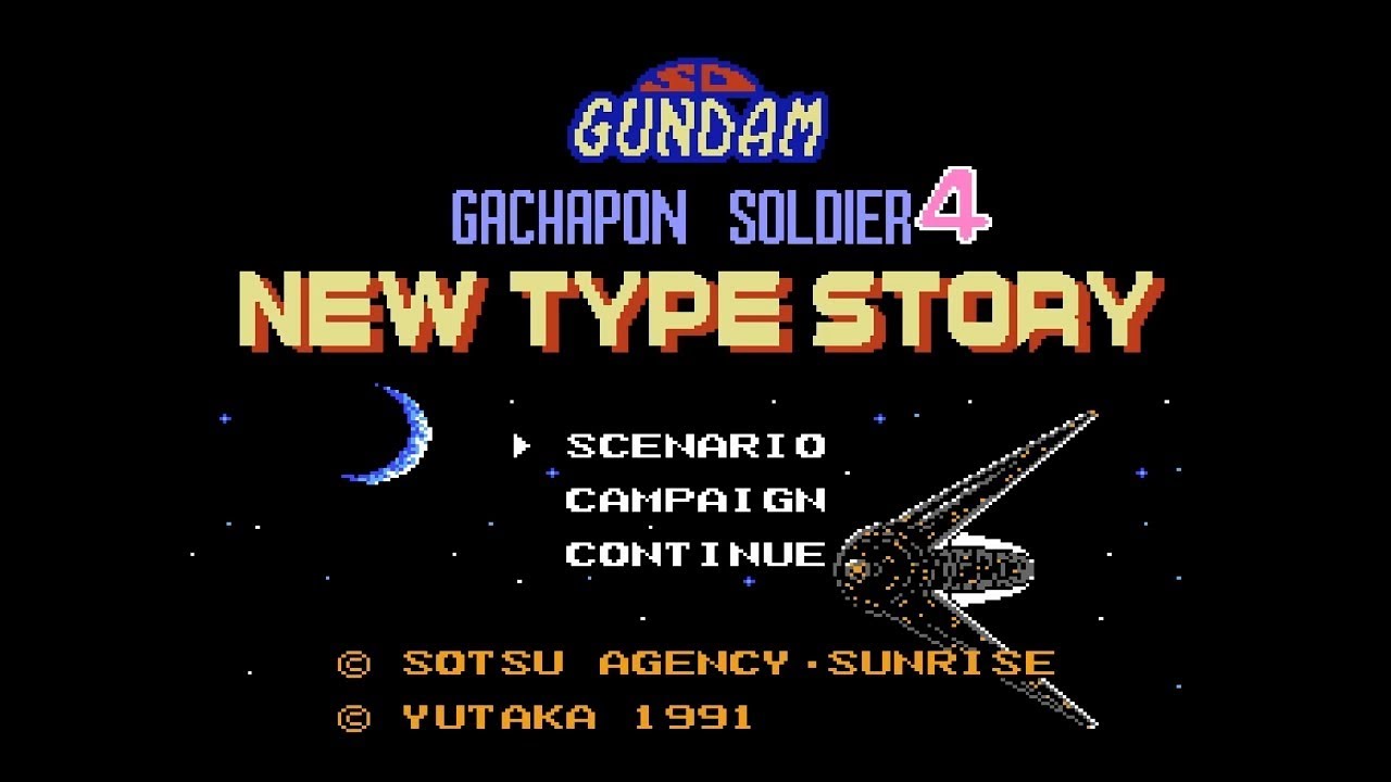 SD Gundam Gachapon Senshi 4: New Type Story NINTENDO NES