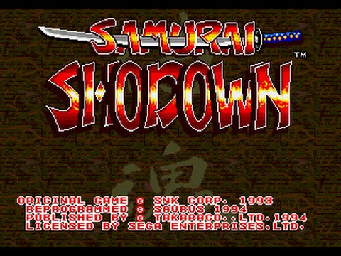 Samurai Shodown MEGADRIVE