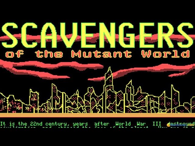 Scavengers of the Mutant World PC MSDOS