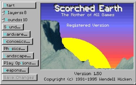 Scorched Planet PC MSDOS