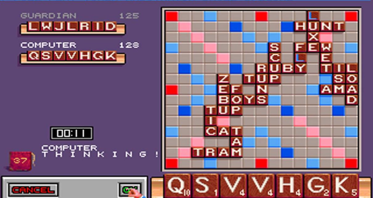 Scrabble (video game) PC MSDOS